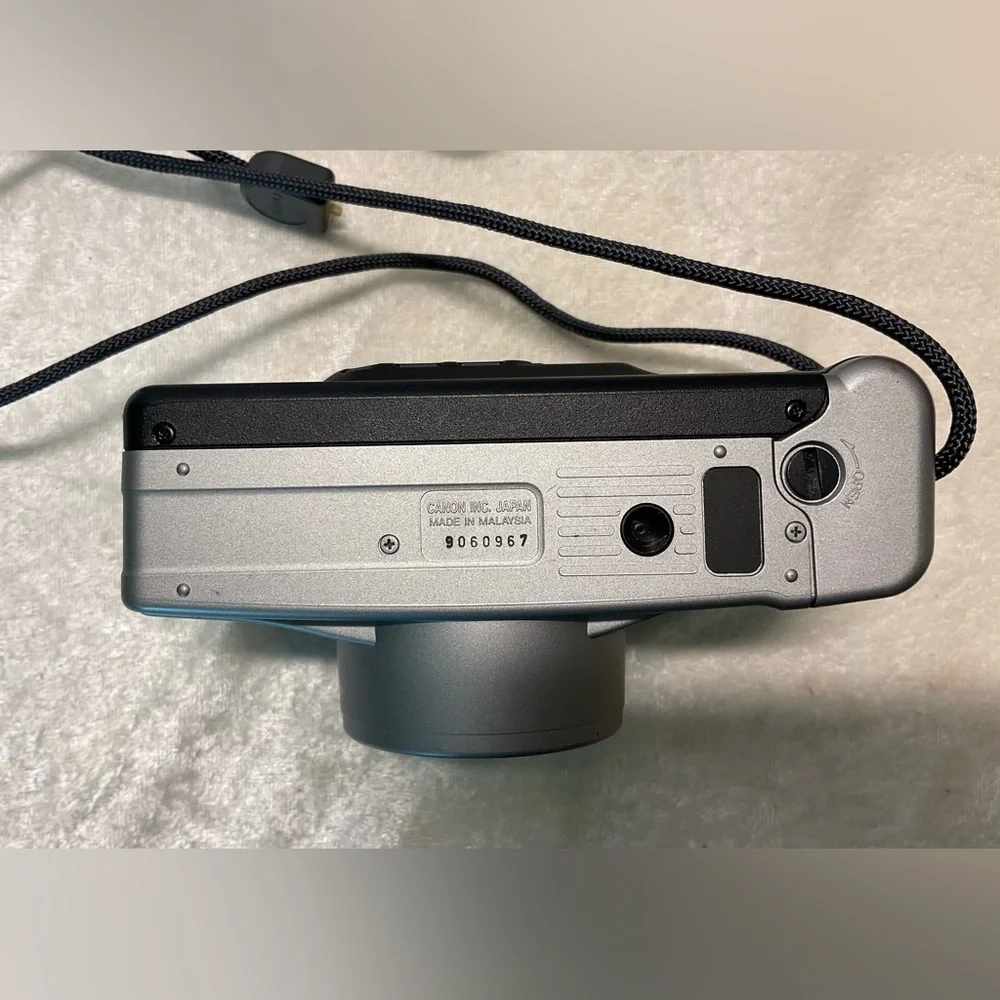 Canon Z85 Silver Film Camera with Accessories